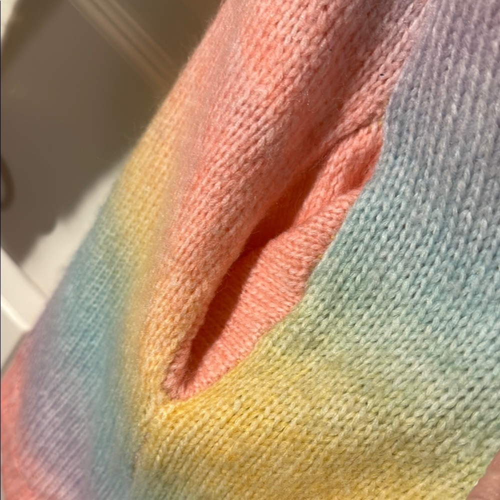 Pastel Gradient Women's Cardigan - Picture 5 of 6